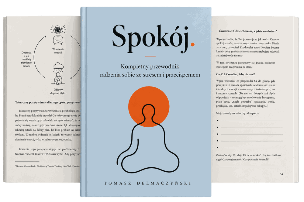 Okładka książki Spokój – Tomasz Delmaczyński